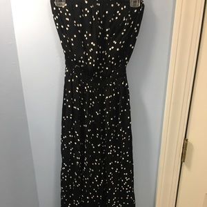 Urban Outfitters Strapless Polka Dot Jumpsuit